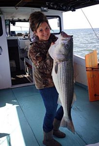 Striped Bass Fishing Islander