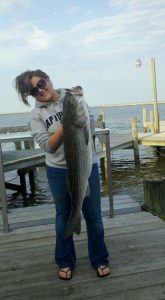 Striped Bass Fishing Islander